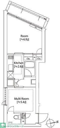 カスタリア祐天寺の物件間取画像